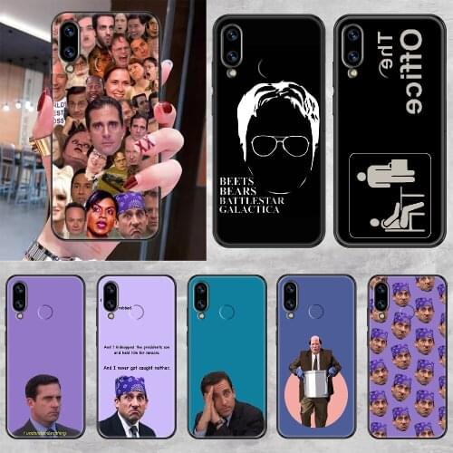 TV The Office Phone case For Huawei Honor 6 7 8 9 10 10i 20 A C X Lite Pro Play black pretty cell cover soft waterproof painting