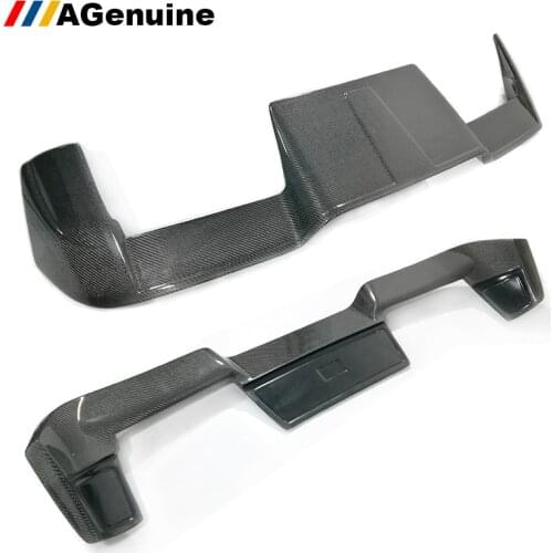 UV polished full 3K carbon fiber abt rear window roof lip spoiler trunk spoiler wing for Audi Q7 SQ7