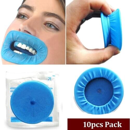 10pcs Rubber Dam Cheek Retractor for Dental Surgery Natural Rubber Barrier Individually Packing Isolation Gum to Avoid Infection