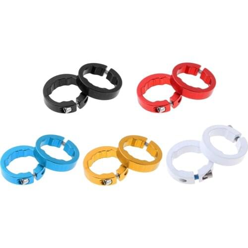 2pcs Lock Ring for Bicycle Bike Handlebar Grips Locking On Cycle Handle Bar Cover Grips End Fixed Rings