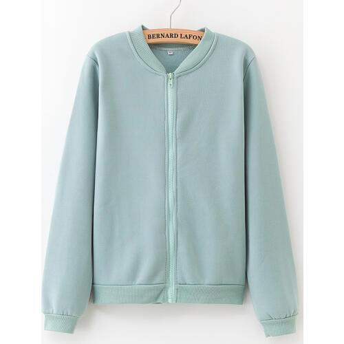 2019 winter womens fashion warm plus velvet bomber jacket year street clothing round neck ladies jacket