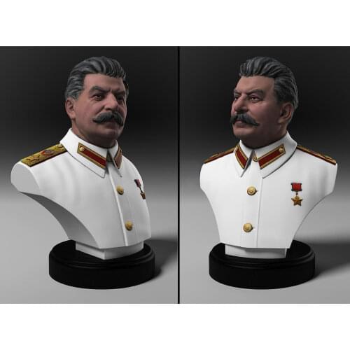 50mm Resin Model Kits Stalin Bust Figure Unpainted No color RW-080-B