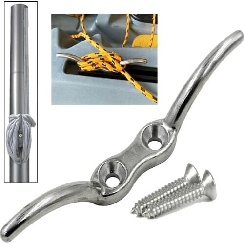 6" UV RESISTANT Rope Cleat.Flag Pole Parts Repair Kit Boat MARINE Cleat tie down