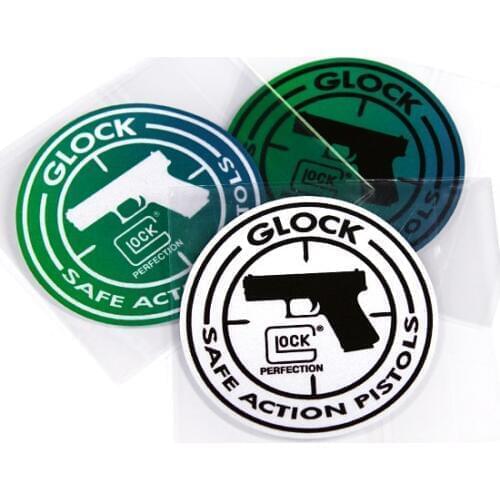 Car Styling Decal Helmet Weapon Sage Action Laptop DIY Sticker Body Window Bumper for GLOCK G18 9x9cm