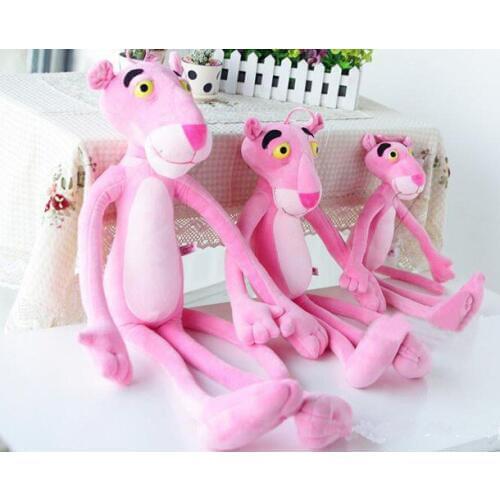 Baby Toys Plaything Cute Naughty Pink Panther Plush Stuffed Doll Toy Home Decor 40CM 100% Cotton Plush Wall Stuff