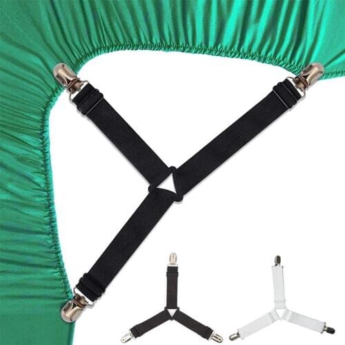 Elastic Bed Sheet Clip Bed sheet Belt Fastener Mattress Cover Blankets Holder Grippers Home Textiles Organize Non-slip Clip