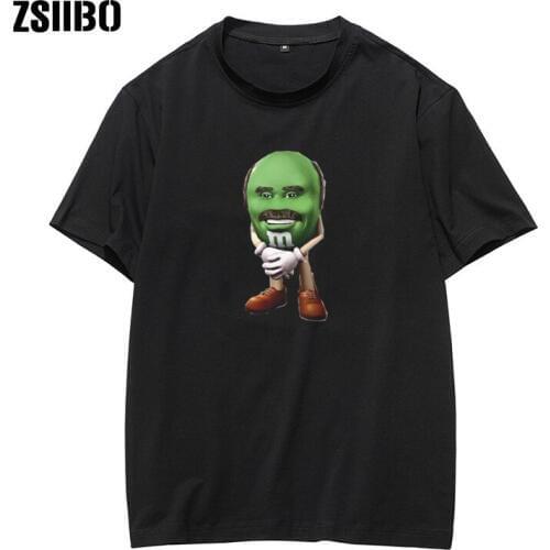Mens high quality T-shirt Dr Phil M&M Classic crewneck loose printed men Tshirt casual Fashion knitted mens t-shirt streetwear