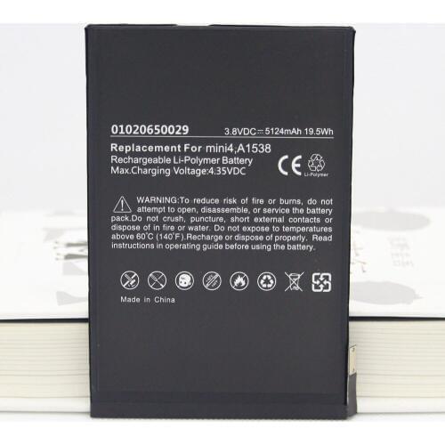 ISUN 5pcs/lot A1550 A1538 3.82V 5124mAh Battery For iPad mini 4 Tablet Battery Replacement Bateria