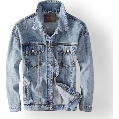 Streetwear Men Jackets High Fashion Quality Printed Designer Slim Fit Denim Jacket Men Newly Spring Autumn Youth Hip Hop Jackets