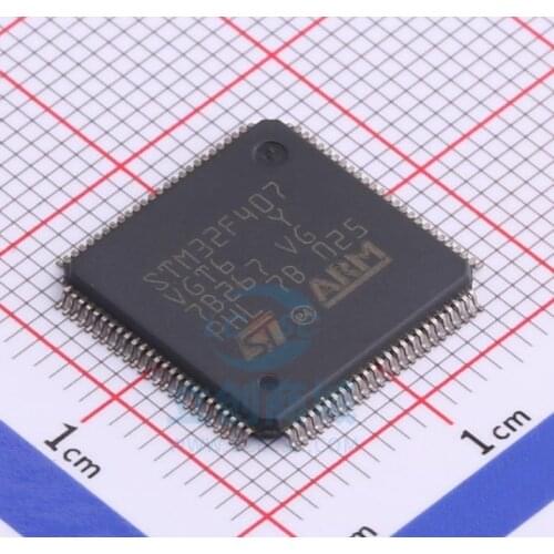 1 pcs/lote STM32F407VGT6 LQFP100 STM32F407 Novo e original