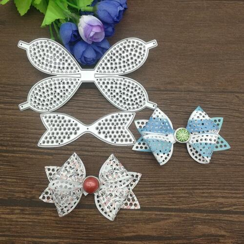 Lace bow Metal Cutting Dies Stencil Scrapbooking Photo Album Card Paper Embossing Craft DIY
