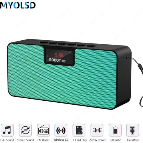 Mini Powerful Bluetooth Speaker Portable Wireless Speaker Stereo Bass With FM Radio Subwoofer Support TF Card USB Music Column