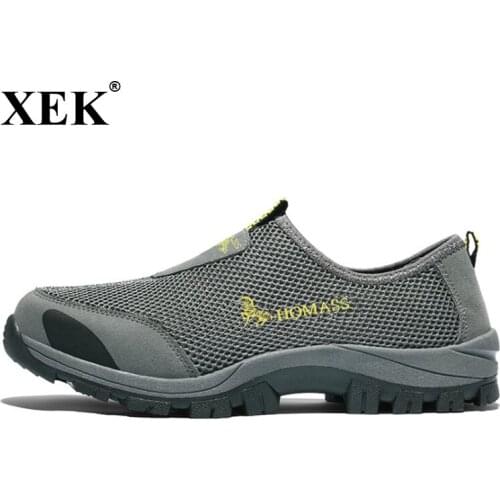 XEK 2018 new mens breathable mens shoes mesh shoes mesh outdoor climbing shoes ZLL271