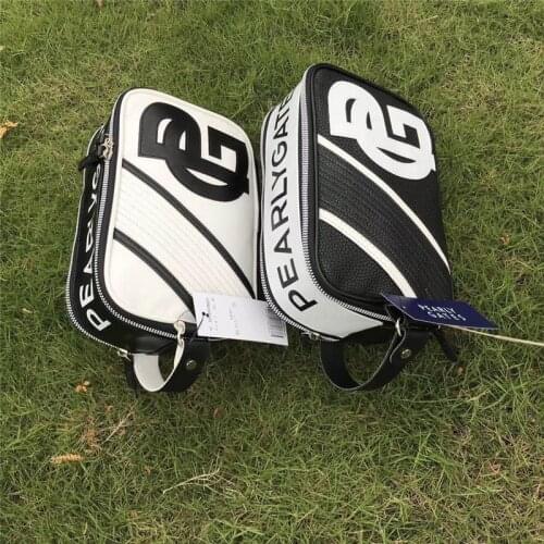 New Small Golf Ball Bag Pearly Gates PU Leather Golf Bag Portable Mini Handbag Pack Tee Key Markers Colorful For Man Women