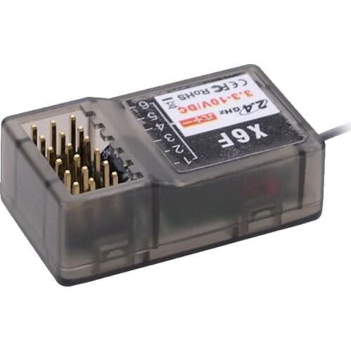 DUMBORC X6F 2.4G 6CH Radio Control System Receiver for Domborc RC X6 Transmitter RC Car Boat Transmiztter