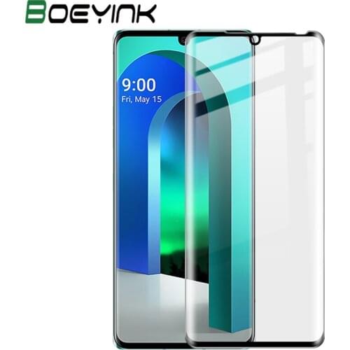 3D Arc Edge Full Glue Cover Tempered Glass For LG Velvet G9 G8 G7 ThinQ G8X Screen Protector For LG V30 V40 V50 V50S K40 K40S