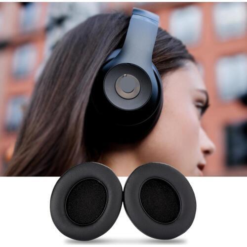2 Pcs Replacement Ear Pad for Beats for Studio 2.0 3.0 Wireless Headphone Ears Cup Headset Stand Cushion Earpads Repair Parts