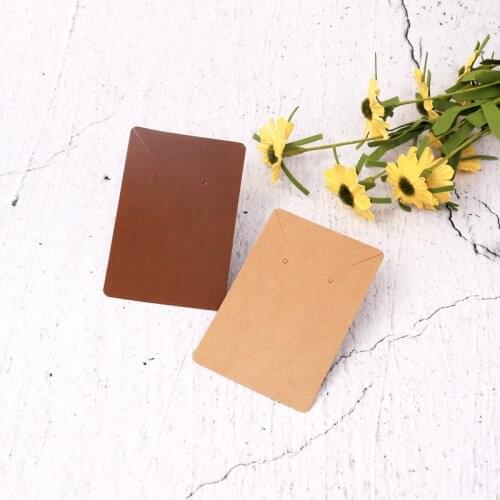 100pcs/lot Jewelry Packaging Cards Earring Display Card 6x9cm Women Favorite Jewelry Display Card Price Tags For DIY Handmaking