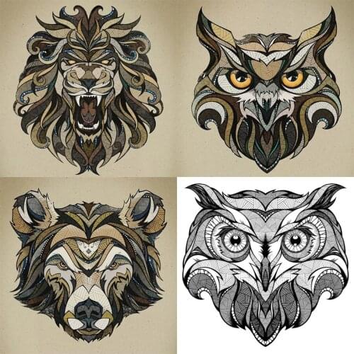 5D DIY Rhinestone Embroidery Diamond Painting Cross Stitch Wolf Painting 3d Diy Paintings Mosaic Pattern Home Decoration