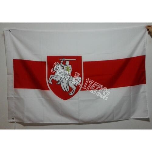 Belarus Belarusian Ensign with Coat of Arms Flag hot sell goods 3X5FT 150X90CM Banner brass metal holes