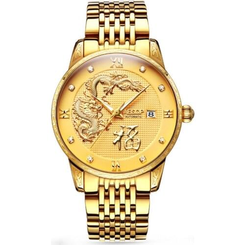 AESOP Mechanical Watch Men Japan Movement Automatic Mens Watches Top Brand Luxury Waterproof Luminous Sapphire Relogio Masculino