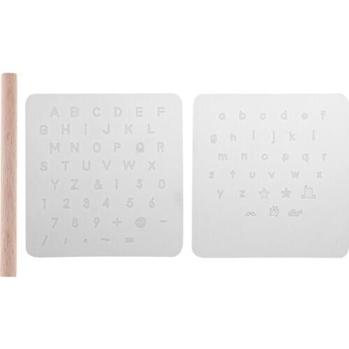 DIY Leather Punch Alphabet Letter Number Stamper Leather Tool Wax For Leathercraft Plastic Leather Tool DIY Leather Punching