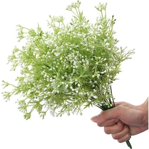 Artificial Flower Waterproof Everlasting Unfading Plastic DIY Flower Arrangements Artificial Plant Home Decoration