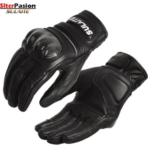 Motocross Guantes Moto Homme Cycling Leather Motorcycle Protection Gloves Luva Motociclista Summer Fullfinger Moto Accessories