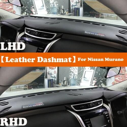 Leather Dashmat Accessories Car-Styling Dashboard Covers Pad Dash Mat Sunshade Carpet For Nissan Murano Z52 2015-2020 2021
