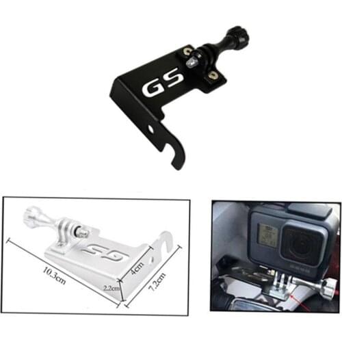 Motorcycle Front Left Camera Mount Stand Bracket For Go Pro BMW R1200GS LC ADV 2014 - 2018 2015 2016 2017 Custom