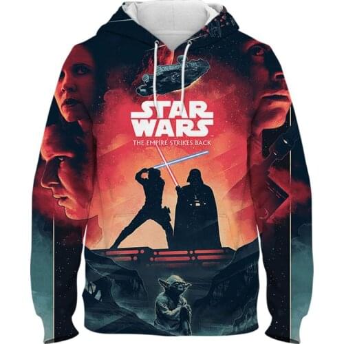 Star Wars hoodies Mens clothing 3D Print New Fashion Boy Girl Kids Long sleeve hoodie Streetwear Women Oversized Sweatshirts