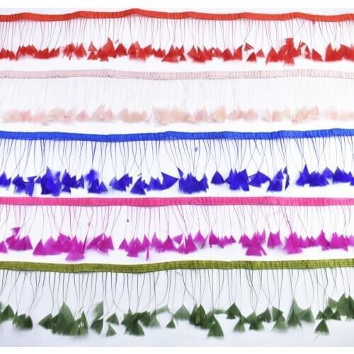 2Meters/Lot Goose Feather Trims Trim Natural Feathers for Crafts White Pheasant Feathers for Jewelry Making Boa Clothing Plumas