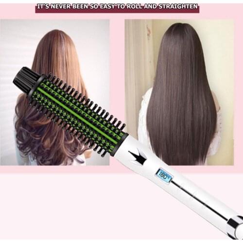 Easy Use Practical Hair Styling Tools Ceramic Glaze Coating Panel Hair Care Anti-perm Curling Comb Rod Multipurpose