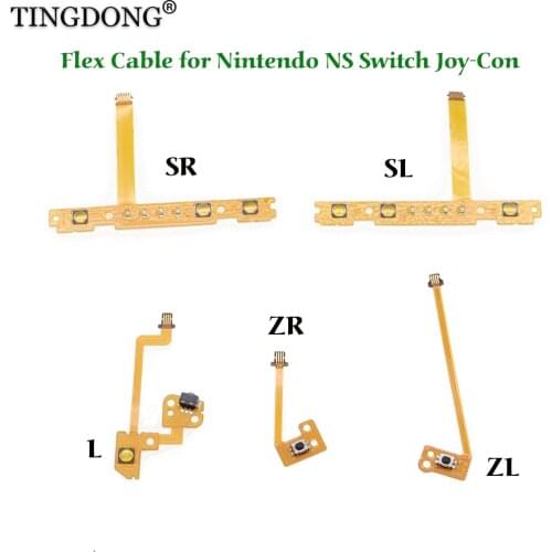 Repair SL SR ZL ZR L Button Ribbon Flex Cable for Nintendo NS Switch Joy-Con L R Button Key for JoyCon Controller parts
