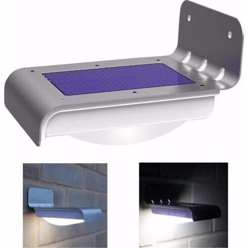 LED Solar Sensor Light 16 LED Outdoor Wireless Solar Powered PIR Motion Wall Garden Path Street Lamp Waterproof Decoration