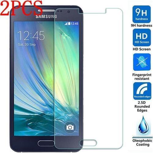 2PCS Tempered Glass For Samsung Galaxy A3 Screen Protector protective film For A300 A300f sm-a300f sm-a300fu 2015 Glass