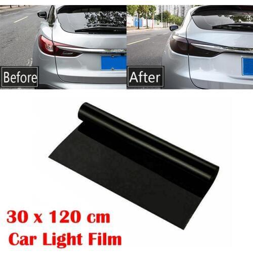 30 ×120CM Self Adhesive Car Headlight Film Car Headlight Sticker Tail Light Fog Lights Tint Vinyl Film Auto Car Light Film