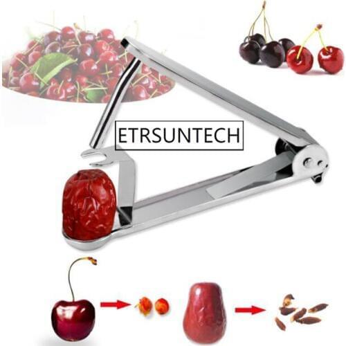 50pcs Jujube Pitter Small Core Stainless Steel Cherry Seed Remover Hand Tool Accessories Fruit Corer Kitchen Gadgets