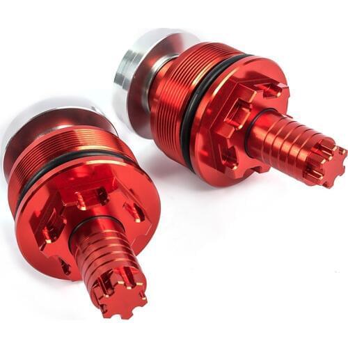 Motorcycle CNC Aluminum Preload Adjusters Fork Bolts Fit For Yamaha YZF R3 2015-2018 YZF R25 2013-2018 YZF-R3 ABS 2017-2018