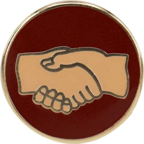 Manufacturer custom printed Epoxy badge red ribbon badge back butterfly buckle