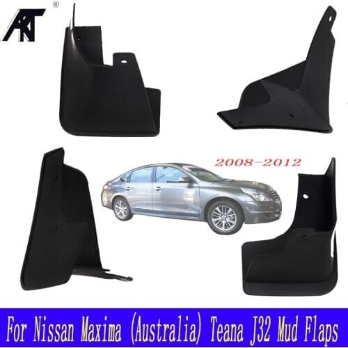 Car Mud Flaps For Nissan Maxima (Australia) Teana J32 2008-2012 Mudflaps Splash Guards Mud Flap Mudguards Fender 2009-2011