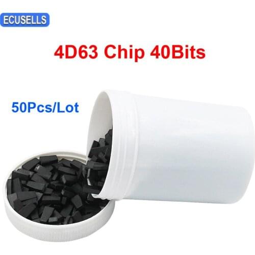 50 Pcs/Lot Car Key Chip 4D63 Chip 40 Bits 40Bit Transponder Blank Ceramic Chip for Ford For Mazda for Lincoln Remote Car Key
