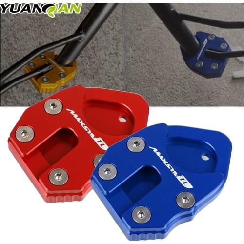 For SYM MAXSYM TL500 TL 500 2019-2021 Motorcycle Kickstand Side Stand Extension Pad Enlarge Extension Support Plate CNC Aluminum
