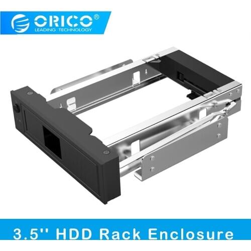 ORICO HDD Mobile Rack 3.5 inch CD-ROM Space SATA HDD Mobile Rack SSD Hard Drive Conversion Internal Mobile Backplane Enclosure