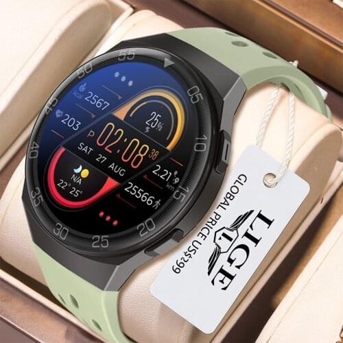 LIGE 2021 New Smart Watch Men Women Custom Dial Multifunctional Sports Watches Smart Clock Heart Rate Monitor Mens Smartwatch