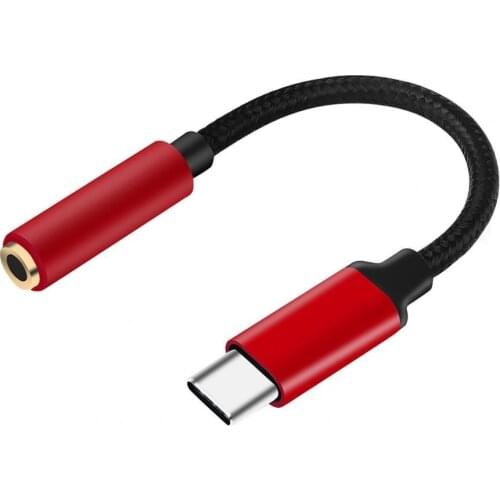 Type C to 3.5mm Adapter Jsaux Aux Usb C To 3.5MM Headphone Jack Adapter Audio Cable for Xiaomi Mi iPad Pro Samsung Galaxy S20