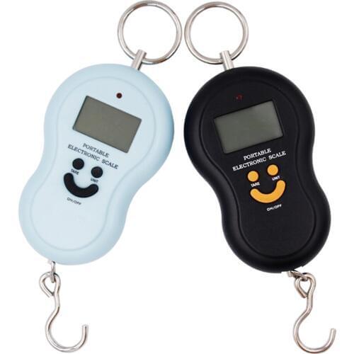 Mini 50Kg/10g Portable LCD Display Luggage Fishing Hook Electronic Weight Digital Scale Pocket Weighing Hanging Scale