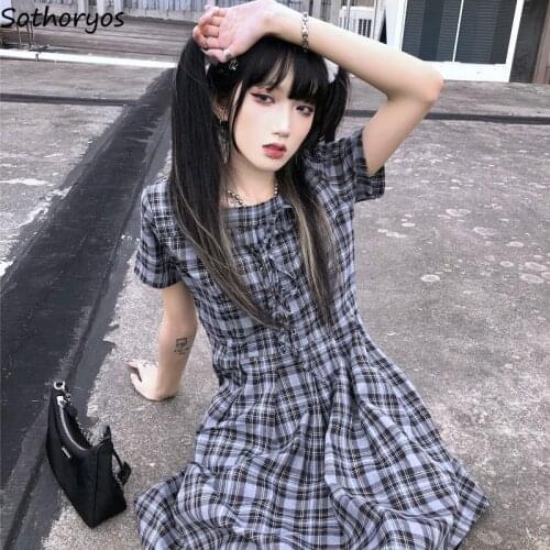 Летние платья в клетку Sothoryos China At AliExpress