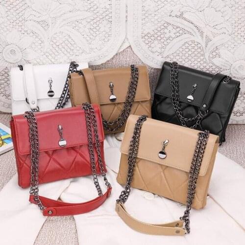 Womens shoulder bags high quality casual PU leather handbags luxury design Crossbody for women solid color fashion women bags