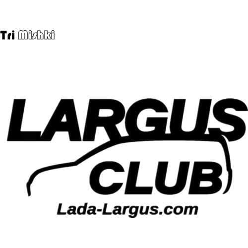 Tri Mishki HZX009# 12*24.2cm LADA LARGUS car sticker auto car stickers